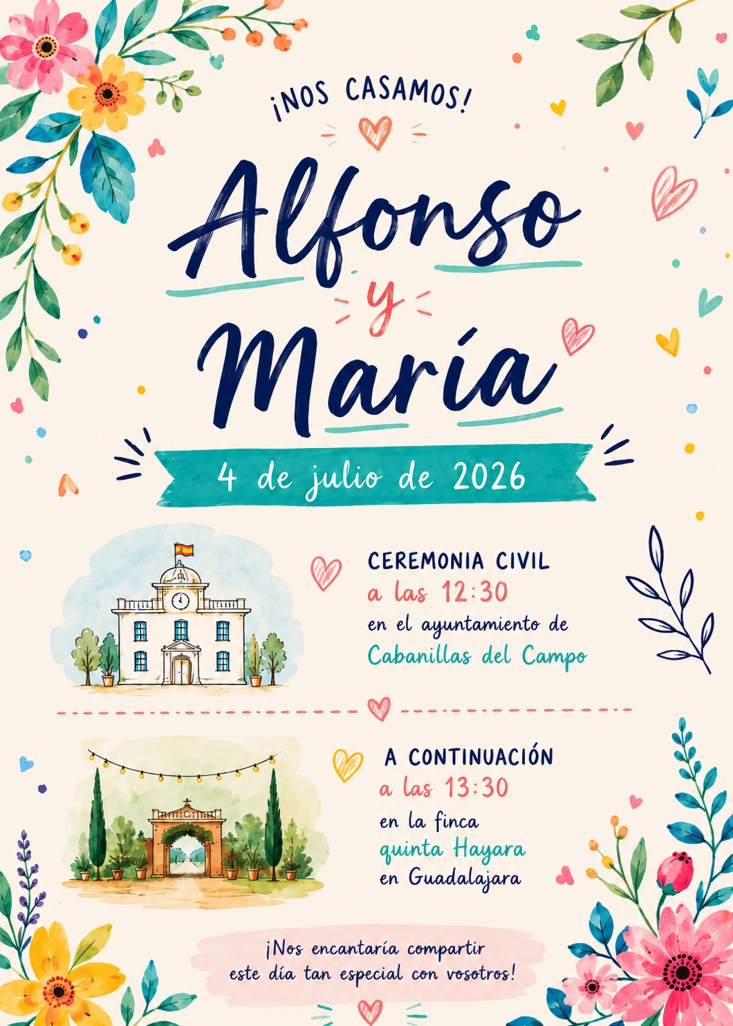 Imagen de la boda